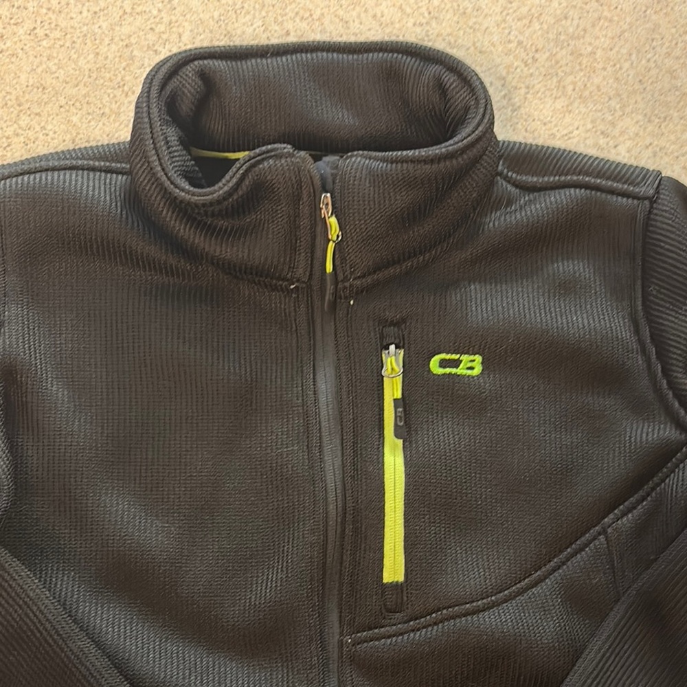CB Black Jacket with Neon Accents